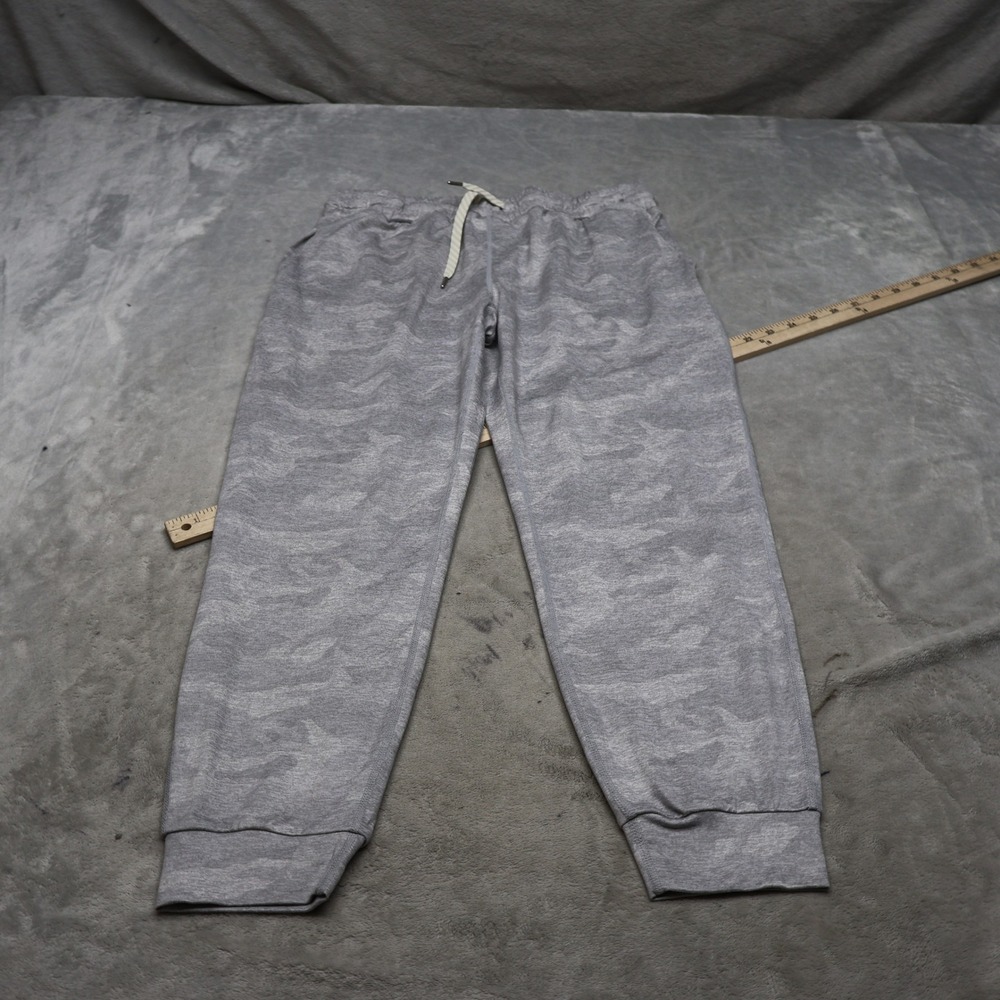 Vuori Pants Womens Small Grey Camo Performance Jogger Relaxed Drawstring 29x27
